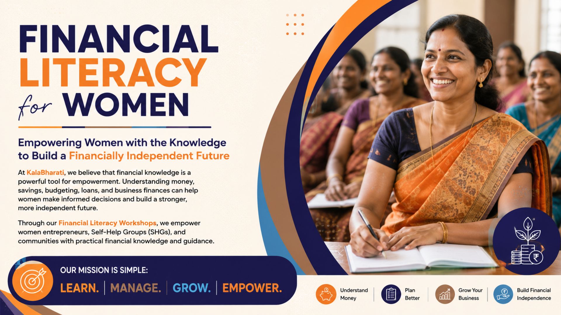 Financial Literacy for Women-Kala Bharti Association